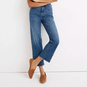 Madewell Slim Wide-leg Cropped Jeans